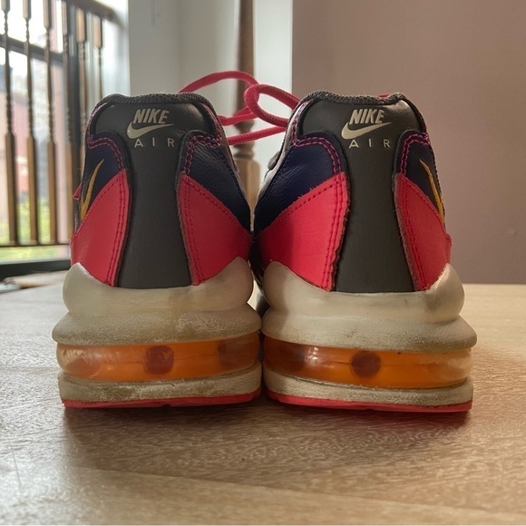 Nike Air Max 95 Purple Racer Pink Retro Doodle Sneakers Tennis Shoes Colorful - Picture 6 of 9